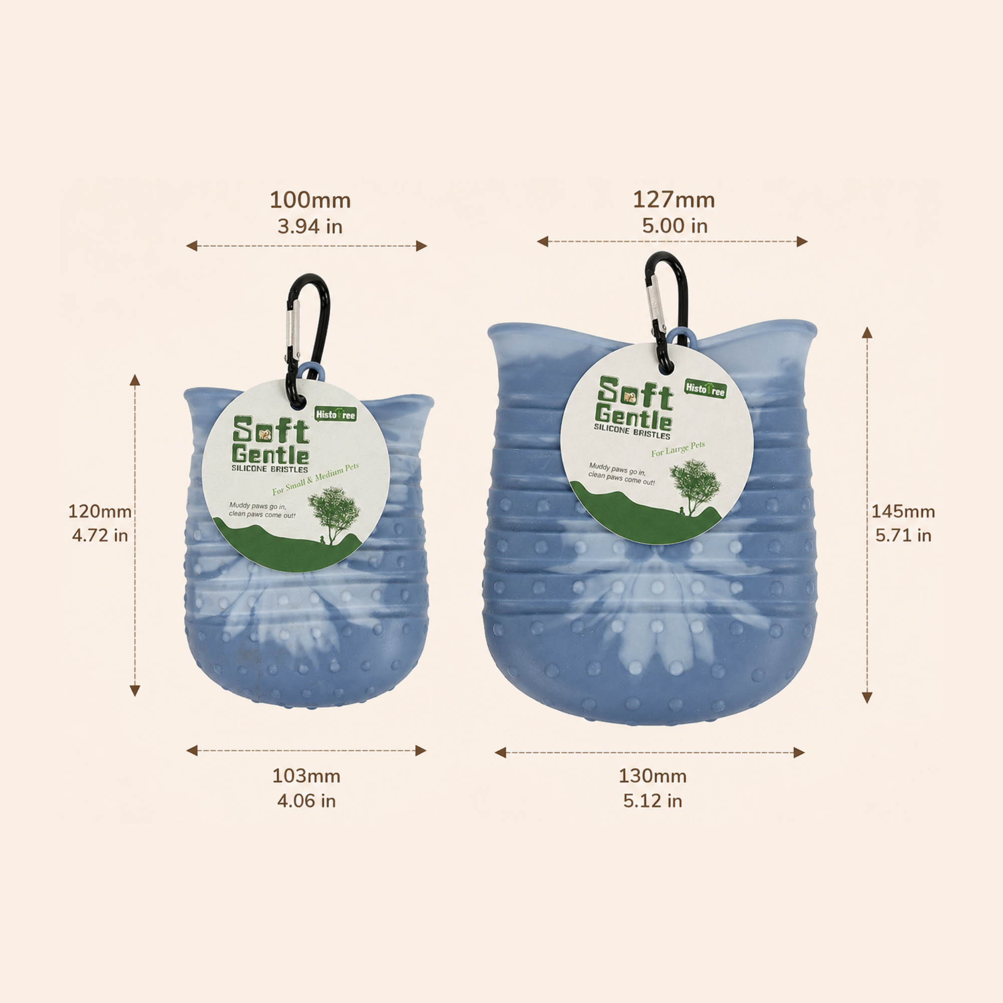 2-in-1 Dog Paw Cleaner